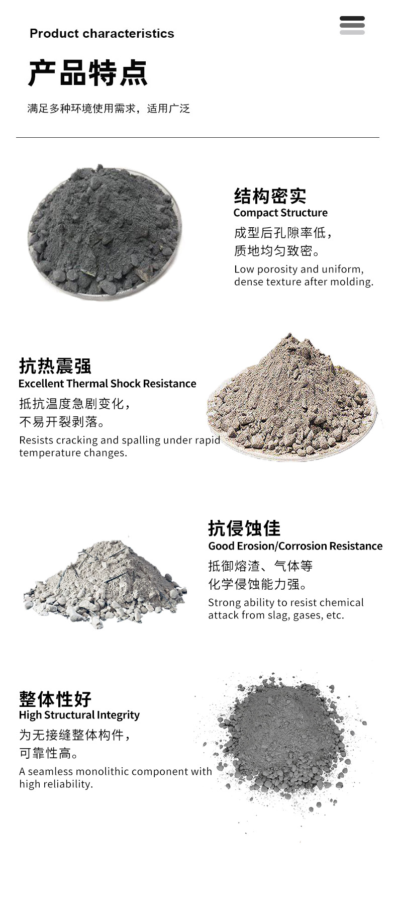 浇注料预制件 电厂锅炉用浇注料预制件